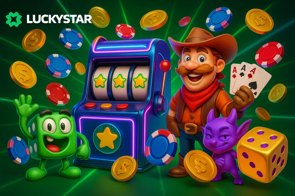 আপনার পছন্দের গেম আজই Lucky Star-এ খেলুন!